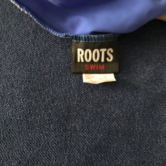 Roots Swim NWT Girls One Piece Swimsuit 12 Blue🇨🇦 - Picture 7 of 7